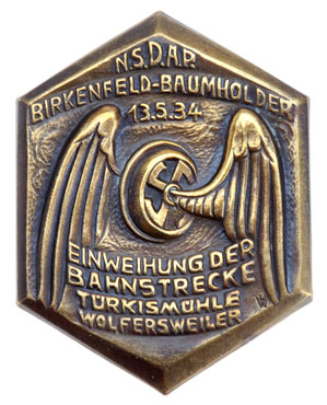 Reichsbahn Birkenfeld-Baumholder May 1934