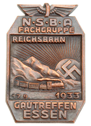 Reichsbahn NSBA Fachgruppe Gautreffen Essen 1933