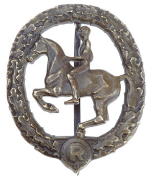 German Horse Riders Badge - 3rd Class Bronze