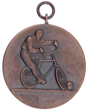 1944 Bicycle Soccer Medal