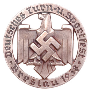 1938 Turn-u-Sportfest Breslau DRL Badge