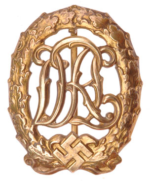 Gold DRL Sports Badge