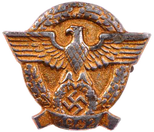 Gold Police Donation Pin