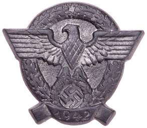 1942 Police Donation Pin