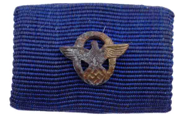 Police Long Service Ribbon Bar with eagle