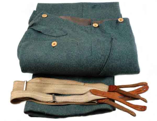 Police Trousers and Suspenders