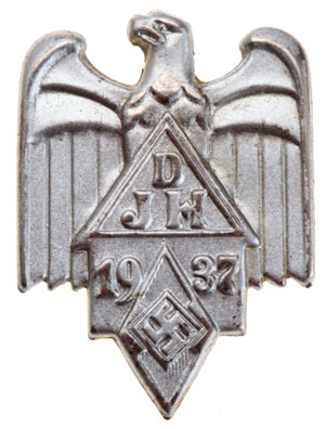 1937 German Youth Hostels Donation Pin