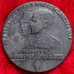 1937 HJ - Old Guard Bremen Parade Badge