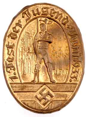 1st German Youth Fest Badge -  1933 