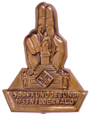 1933 Niederwald Hitler Youth Protest Demonstration for the return of the Saar