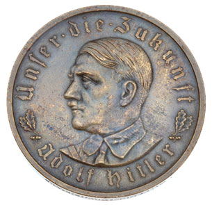 1933 Bronze Adolf Hitler Schicksalswende Medal