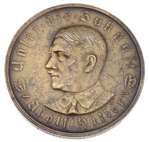 1933 Bronze Adolf Hitler Schicksalswende Medal
