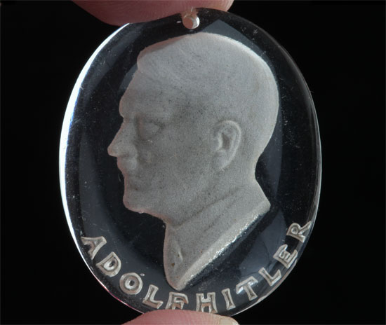 Adolf Hitler - Intaglio Glass Pendant