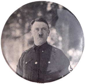 Large and Early Hitler Supporter Pin