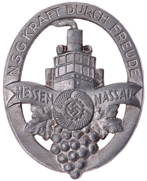 KDF Hessen Nassau Riverboat Trip Commemorative Badge