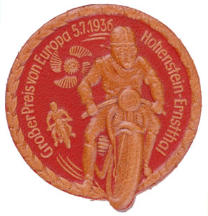 KDF Hohenstein-Ernstthal Motorcycle Racing Badge