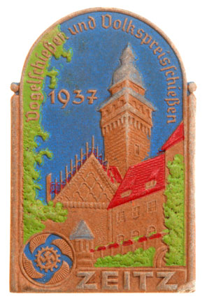 KDF Bird and Peoples Prize Shooting Badge Zeitz, 1937