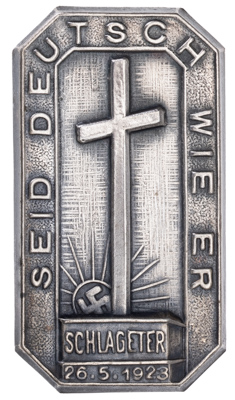 Schlageter 1923 Commemorative Badge