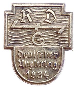 German 1934 RDS Angler Day Badge