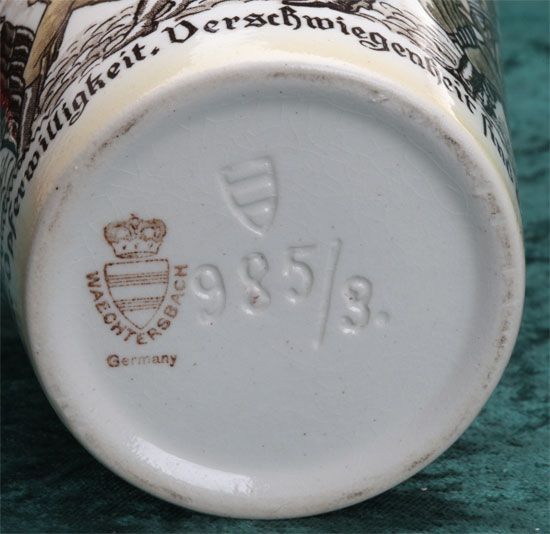 Crown / Shield Waechtersbach Germany 985/3