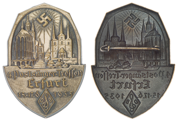 1935 DSB Erfurt 4 Postsanger-Treffen