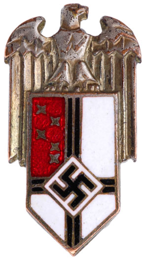 German Colonial Bund Officer Lapel Pin