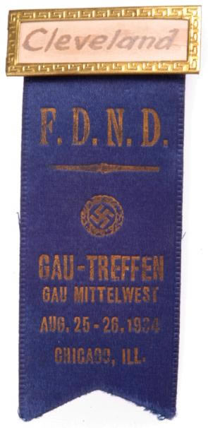 F.D.N.D. Gau Mittelwest Treffen Badge