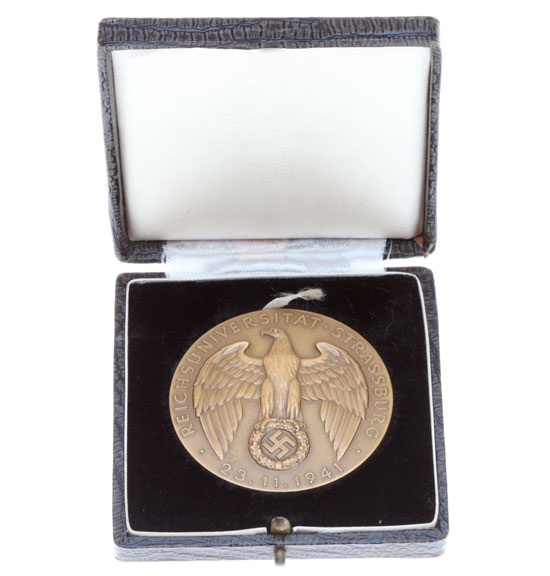 The National Socialist Universty of Strassburg Cased Medal - Nov 23, 1941