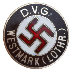 D.V.G. Westmark (Lothr.) Member's Pin