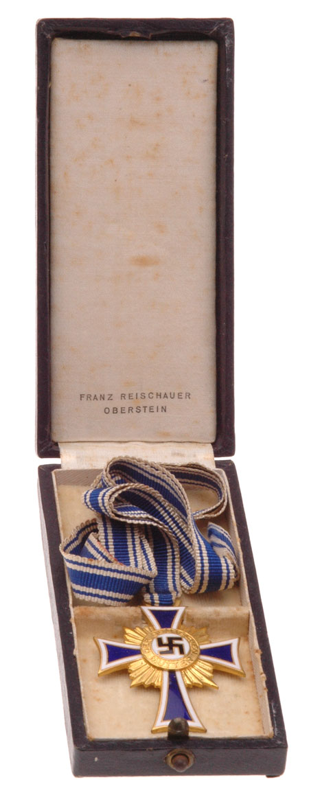 NSDAP Cased Gold Mother's Cross