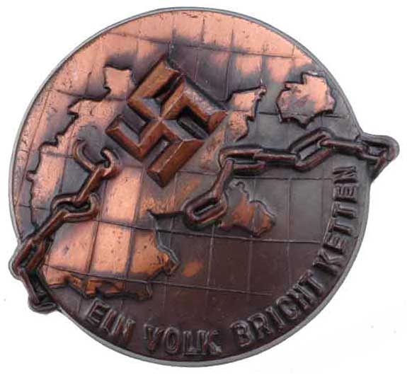 1934 Anti Versailles Treaty Pin