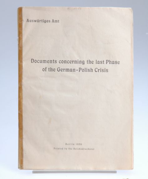 1939 Diplomatic Correspondence Booklet