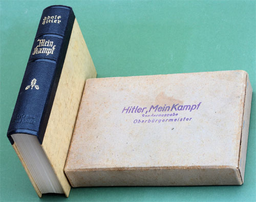 Mein Kampf Book - 1942 Boxed Wedding Edition