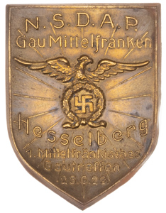 NSDAP Gau Mittelfranken Hesselberg 1929