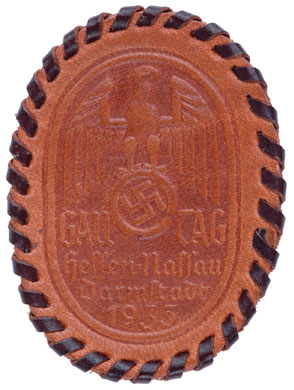Gautag Hessen Nassau Badge Darmstadt 1935