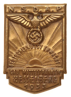 NSDAP - Gau Mittelfranken Hesselberg, 1933