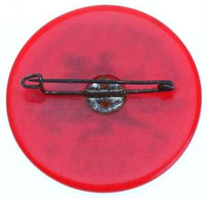 Red bakelite, 44 mm