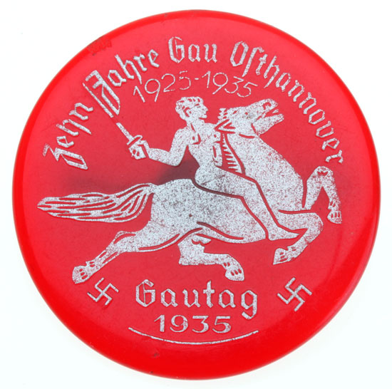 1925-1935 Gau East Hannover 10 Year Commemorative Badge