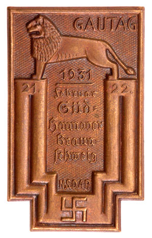 Gautag Sud Hannover Braunschweig 1931