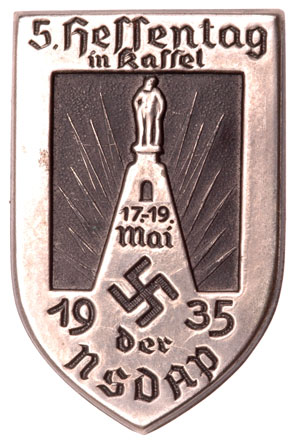5th NSDAP Hessentag in Kassel Badge