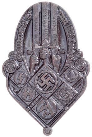1938 Gautag Leipzig Organizations Badge