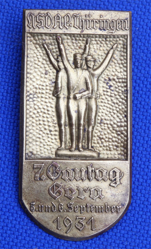 7th NSDAP Gautag Thuringen Gera 1931