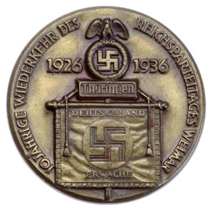 NSDAP Reichsparteitag Weimar Badge