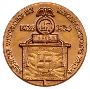 Reichsparteitag Weimar Badge 1926-36