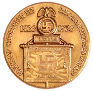 Reichsparteitag Weimar Badge 1926 - 1936