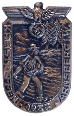 1937 Kreistreffen Arnsberg Badge