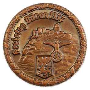 1937 Kreistag Badge - Duren - front