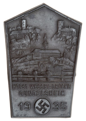 Dedication of the Horst Wessel Neckar Lock-Bridge Gundelsheim, 1935