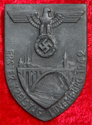 First Kreistag Badge Luxemburg, 1942