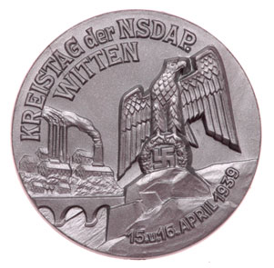Kreistag der NSDAP Badge Witten 1939